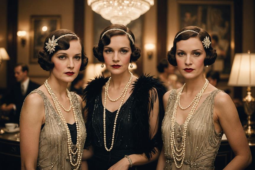 Women’s Pearl Necklaces in the 1930s