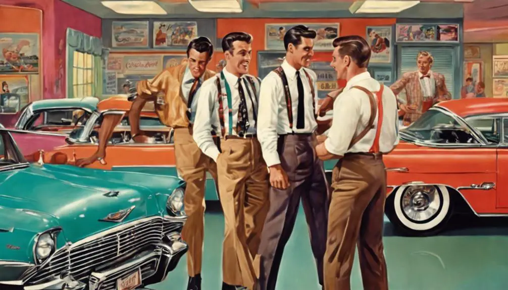 evolution of suspender fashion
