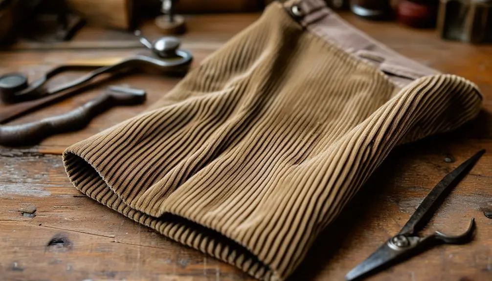 exploring classic corduroy fabric