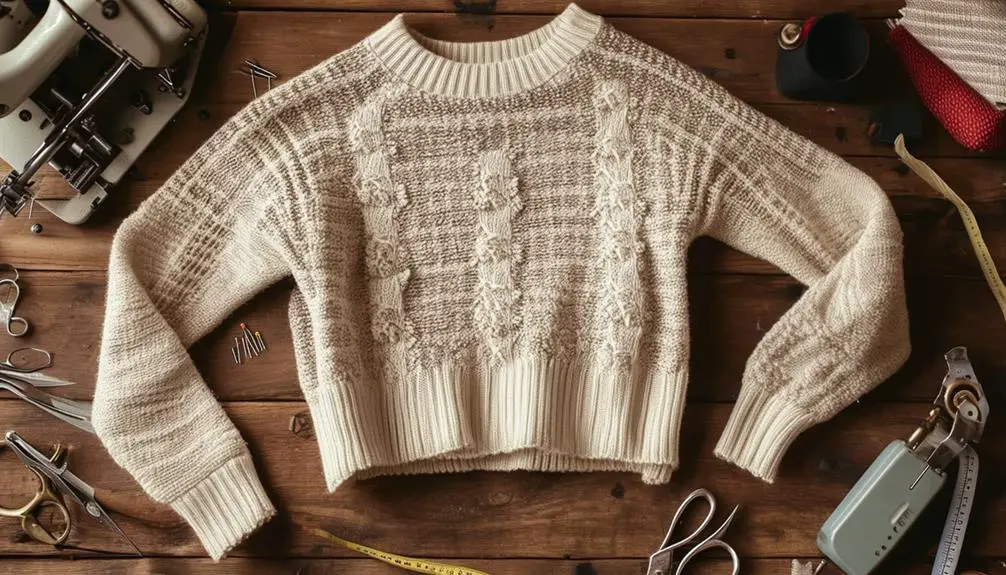 fashionable cropped sweatshirt trend