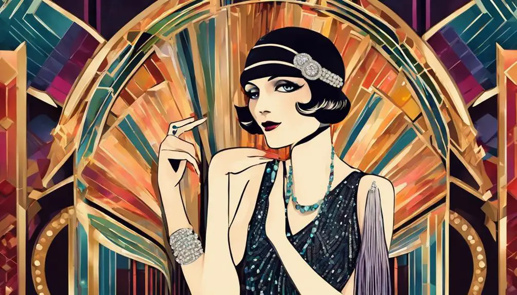 flapper era brooch accessories