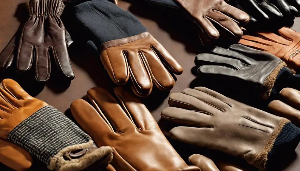 glove construction material types