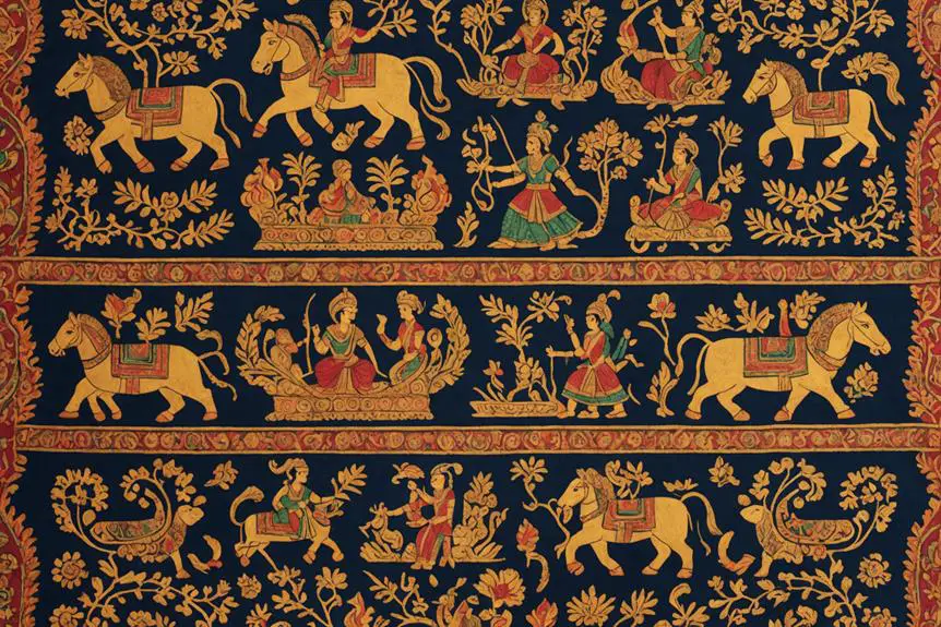 identifying baluchari fabric