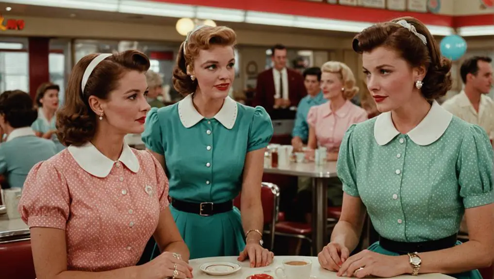 stylish feminine 1950s blouses