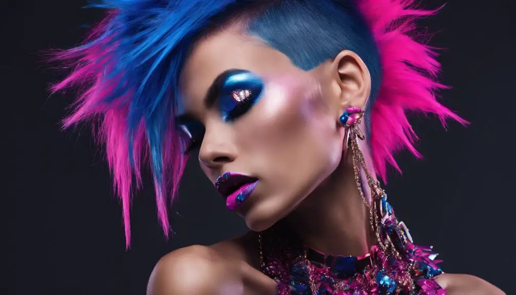 stylish hair and makeup