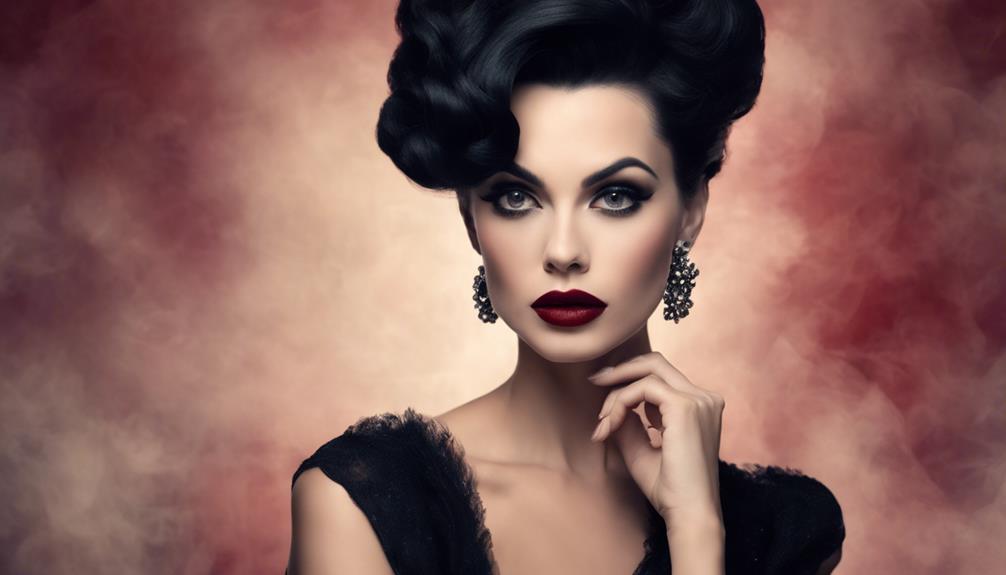 stylish hair and makeup