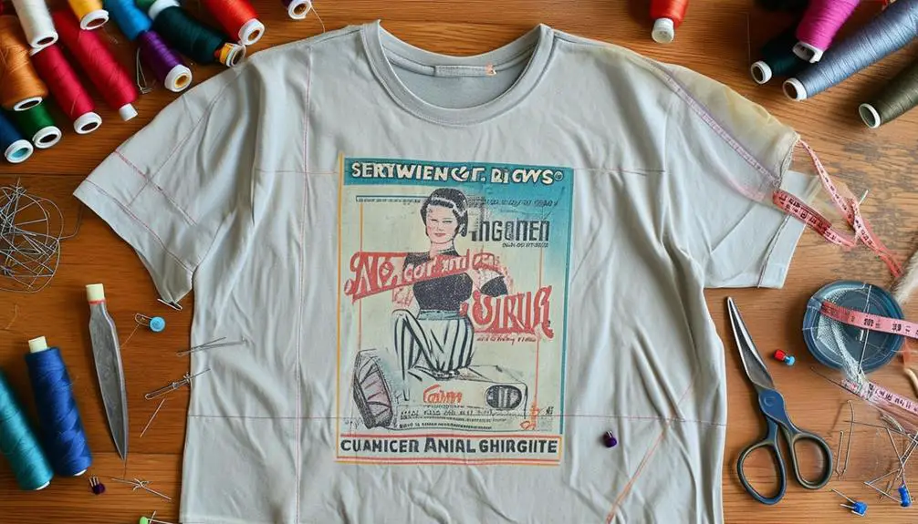 t shirt alteration preparation steps