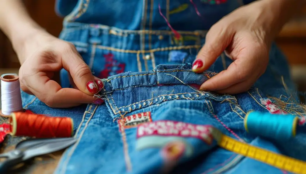 How to Tailor Vintage Denim Overalls