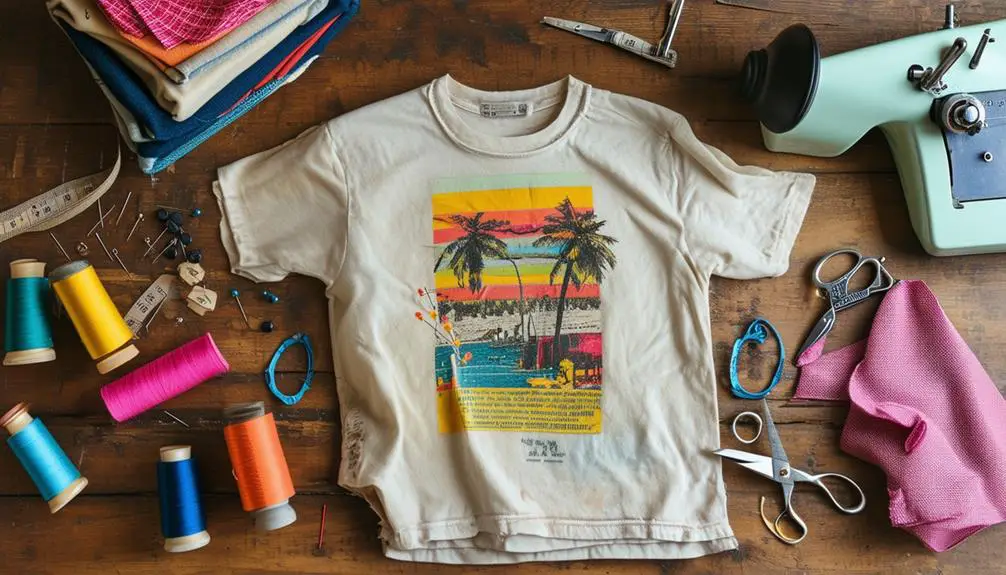 How to Tailor a Vintage Graphic T-Shirt