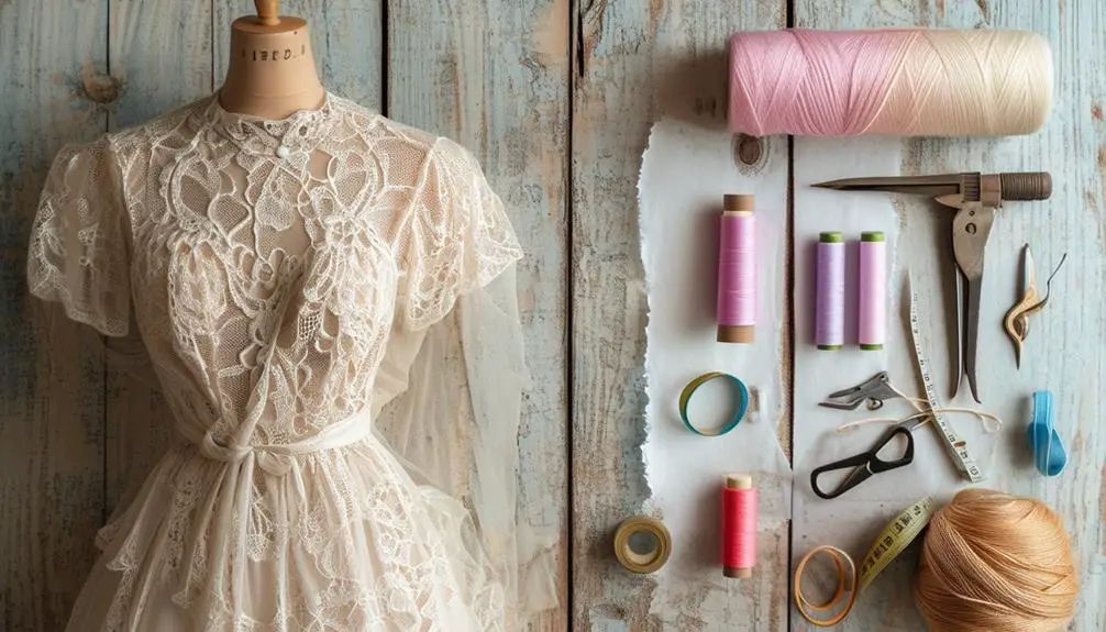 How to Tailor a Vintage Lace Dress Vintage Clothing Guides