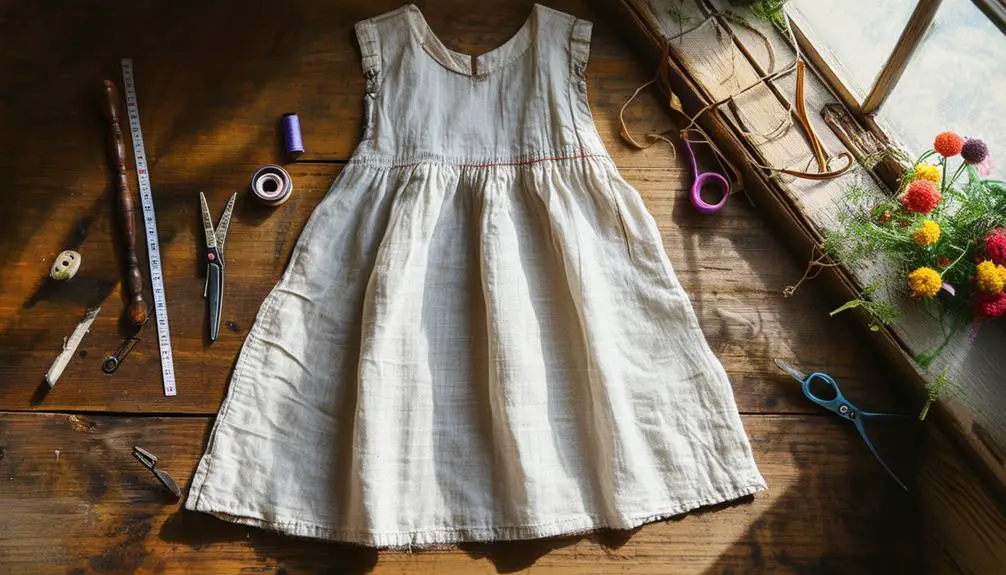 How to Tailor a Vintage Linen Dress