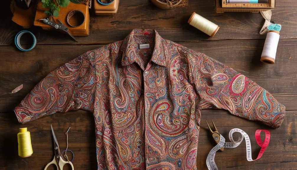 How to Tailor a Vintage Paisley Shirt