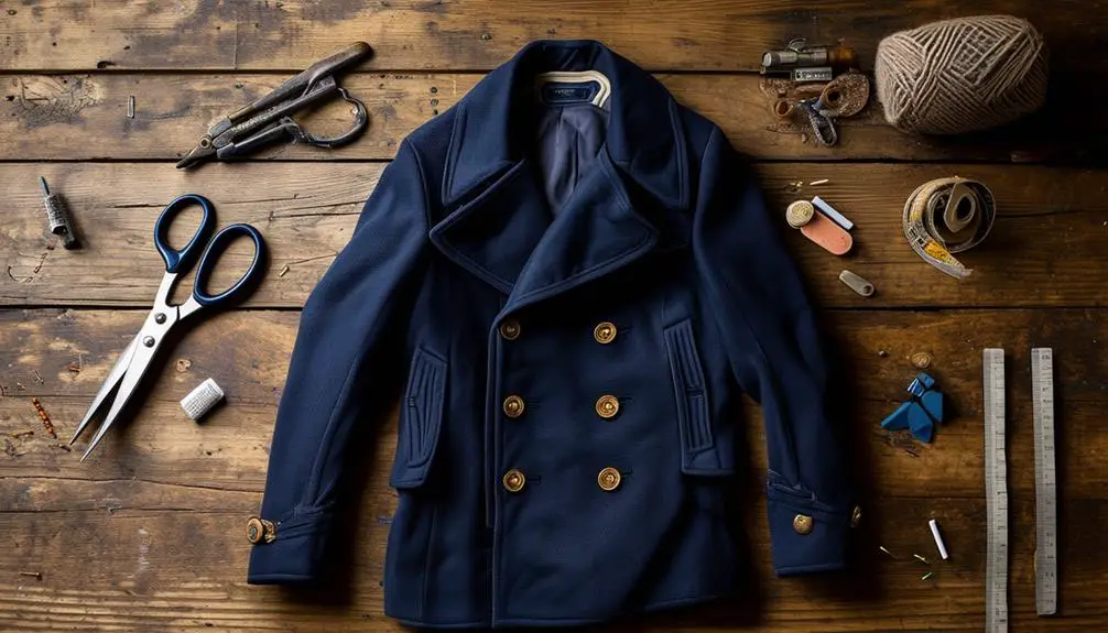 How to Tailor a Vintage Peacoat