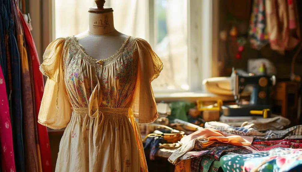 How to Tailor a Vintage Peasant Blouse