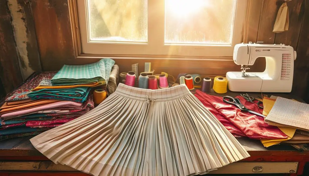 How to Tailor a Vintage Pleated Skirt