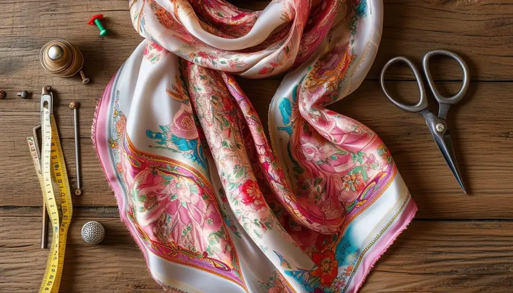 How to Tailor a Vintage Silk Scarf