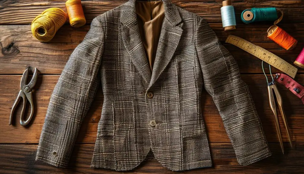 How to Tailor a Vintage Tweed Blazer