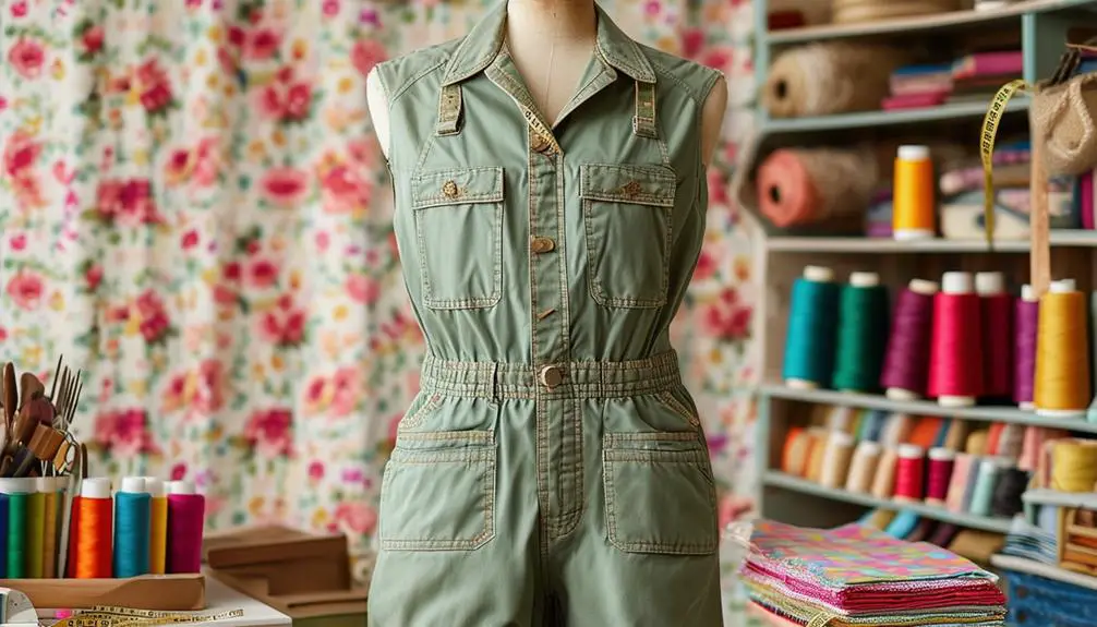 How to Tailor a Vintage Utility Jumpsuit