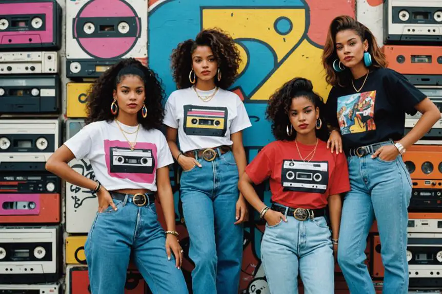 Women’s T-Shirts in the 1990s