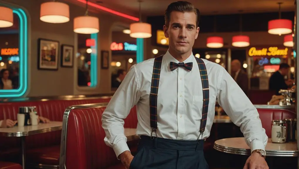 Men’s Suspenders/Braces in the 1950s