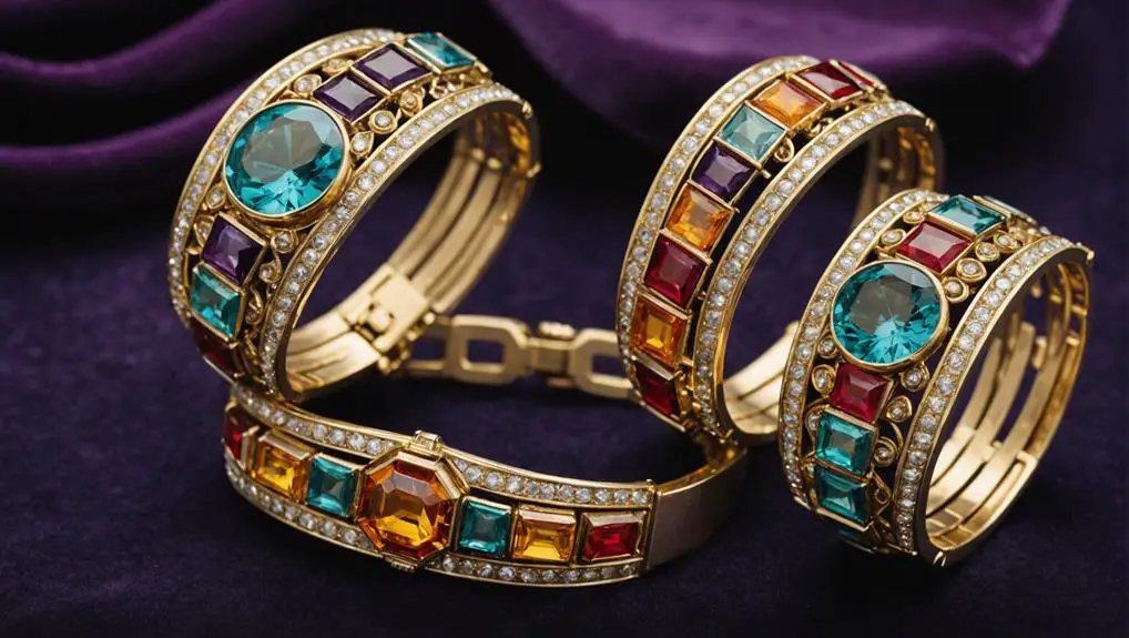 Women’s Art Deco Bracelets in the 1950s