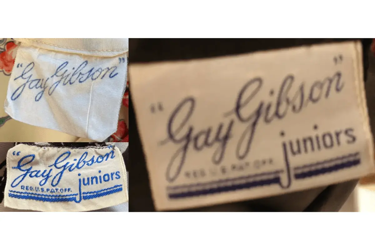 1940s Gay Gibson tags