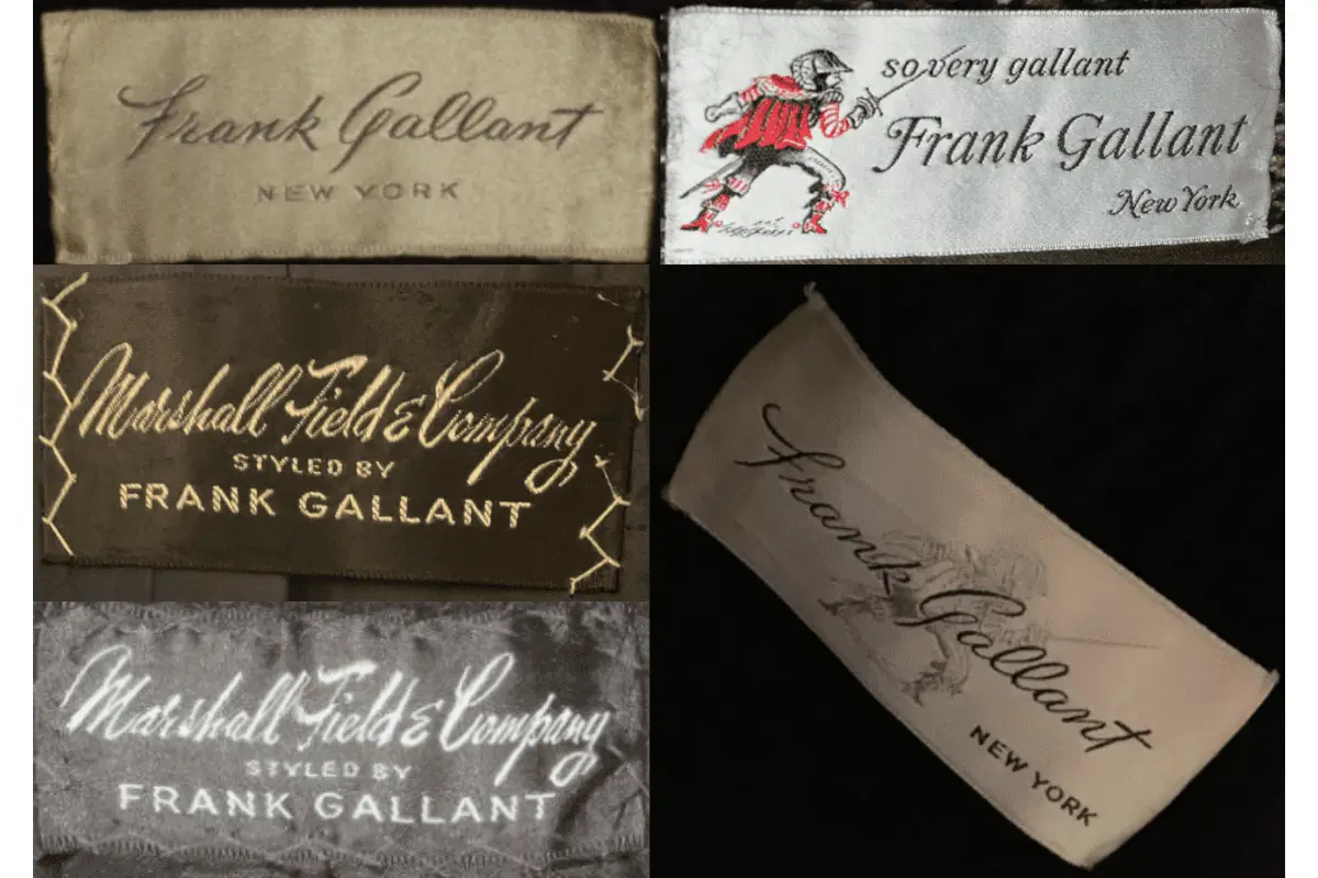 1950s Frank Gallant tags