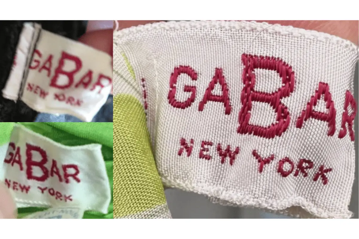 1950s Gabar tags