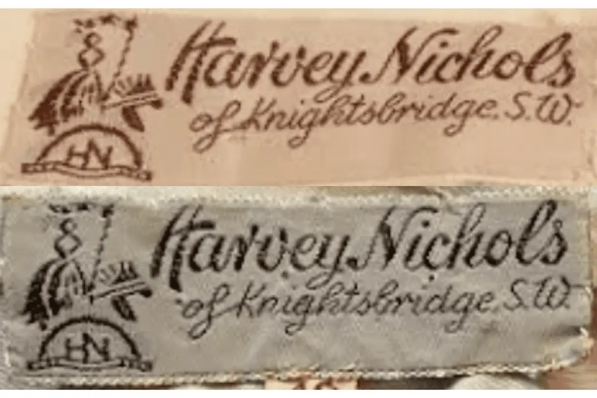 1950s Harvey Nichols tags