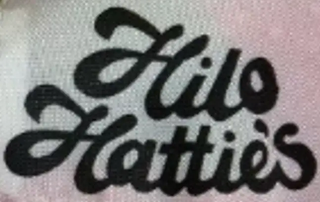 1960s to 1980s Hilo Hattie logo