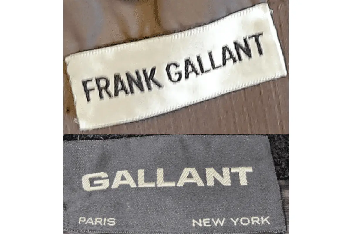 1970s Frank Gallant tags