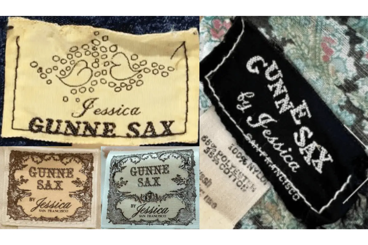 1970s Gunne Sax tags