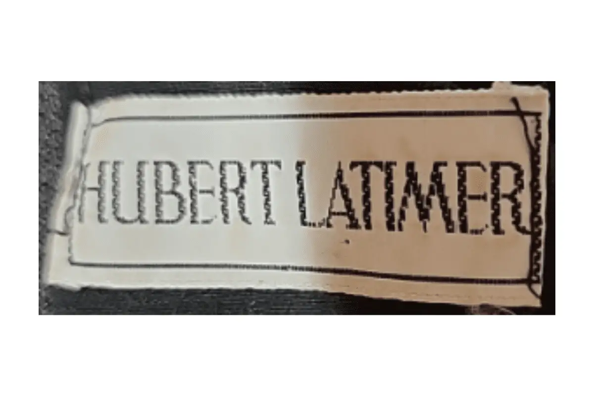 1970s Hubert Latimer tags