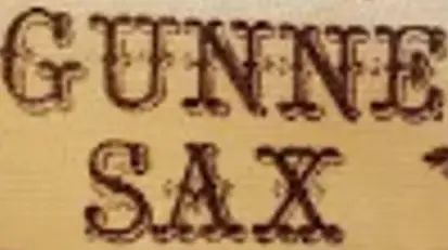 1970s to 1980s Gunne Sax logo