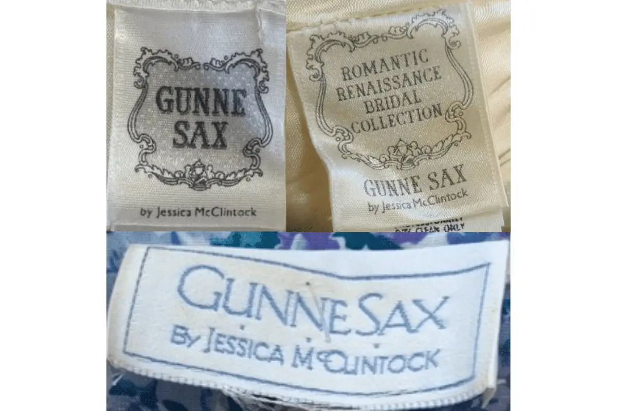 1980s Gunne Sax tags