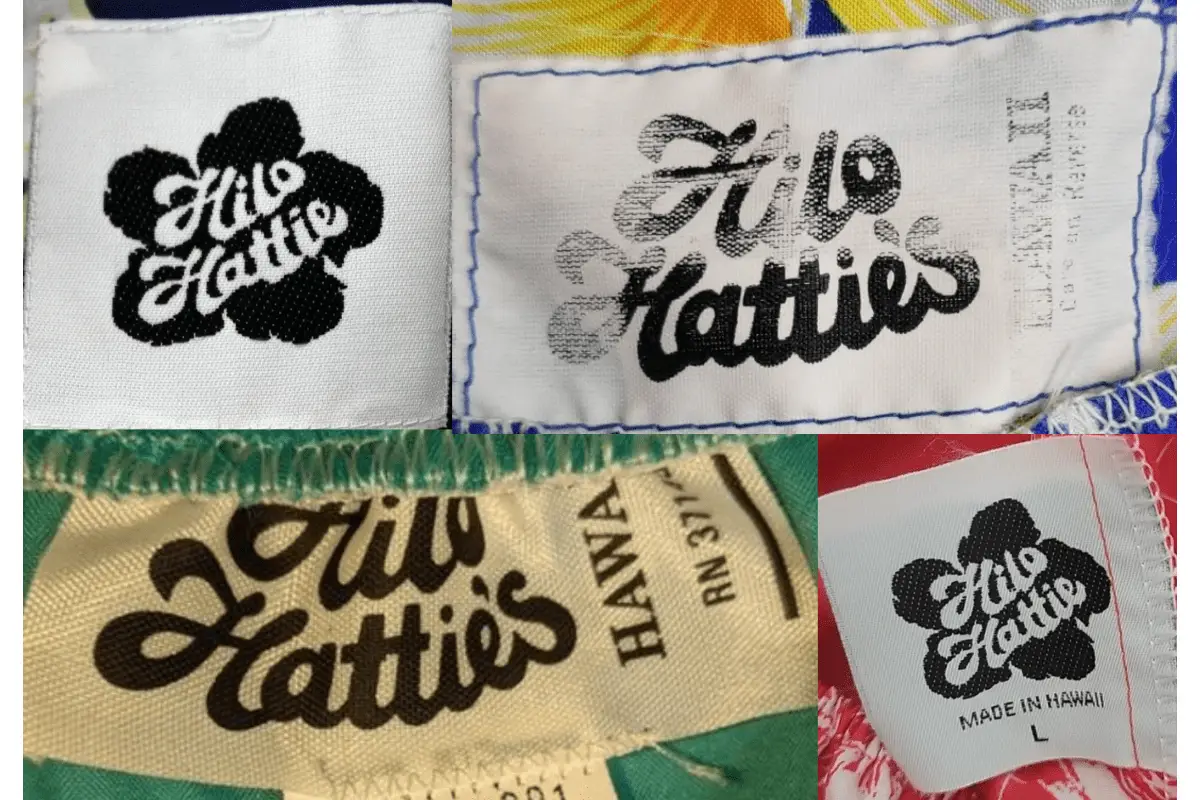 1980s Hilo Hatties tags