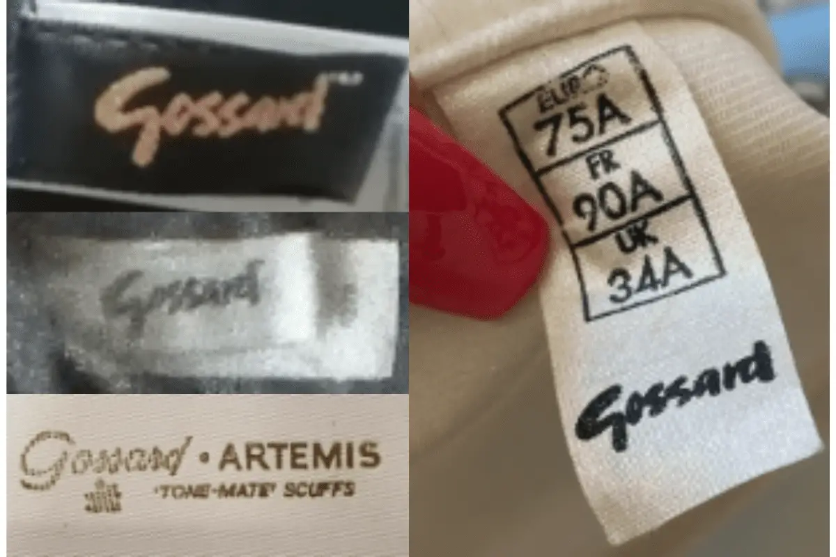 1990s Gossard tags