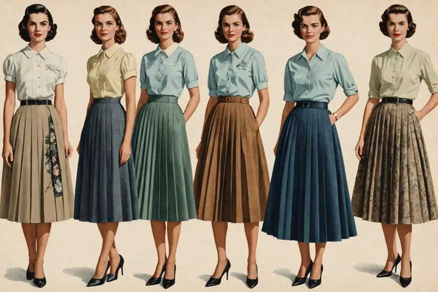 evolution of pleated skirts