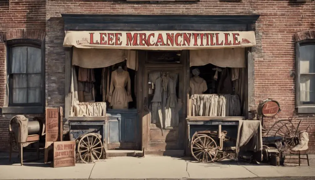 h d lee mercantile established