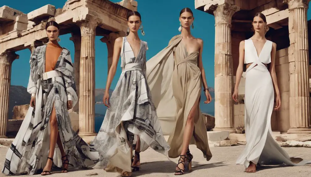 influence of greek fashion models