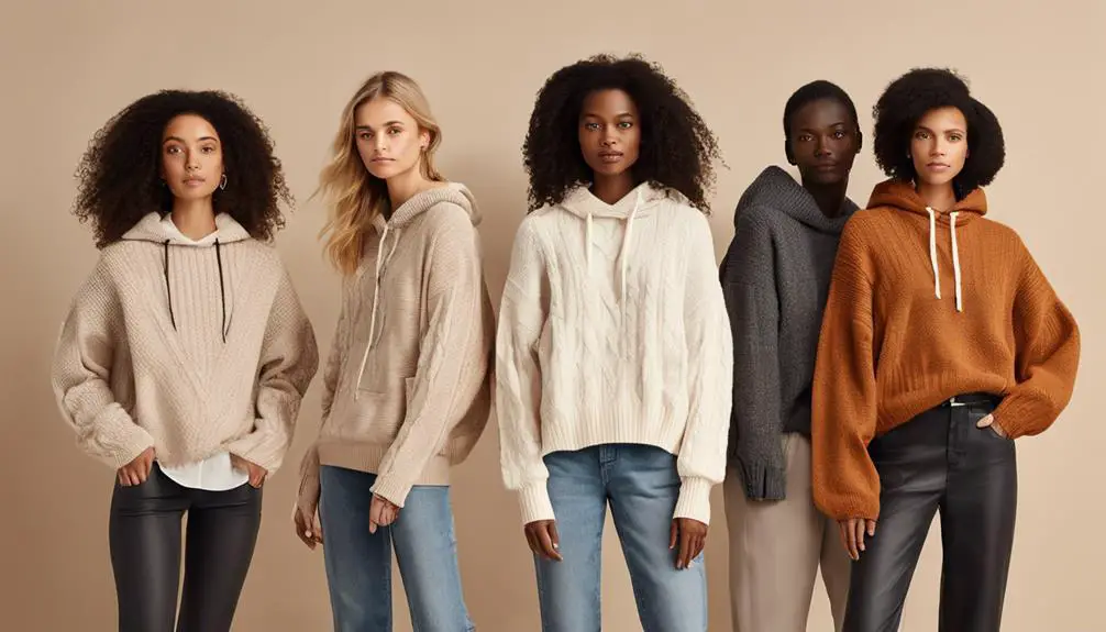 knitted garment for warmth