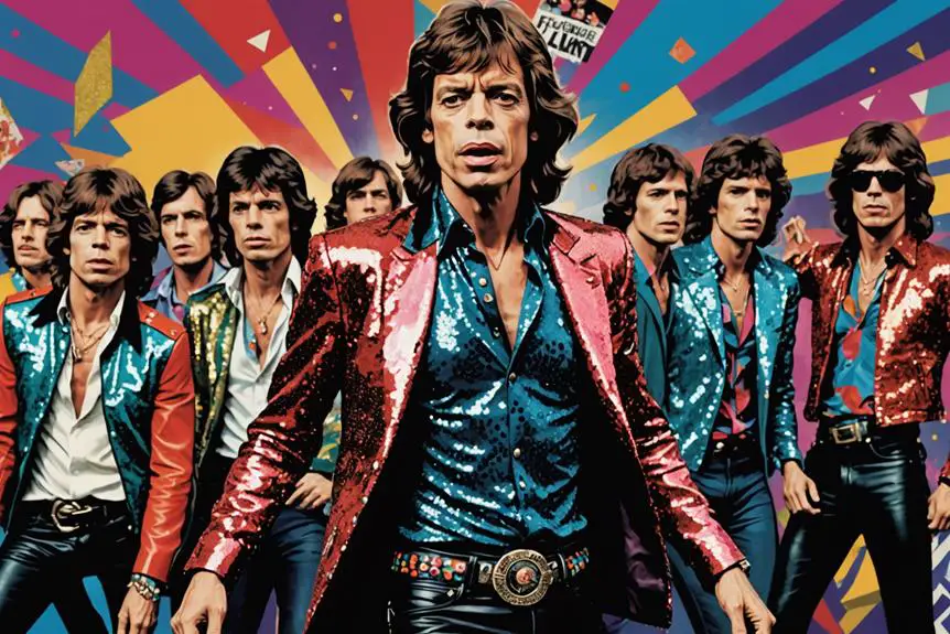 mick jagger s stylish fashion evolution