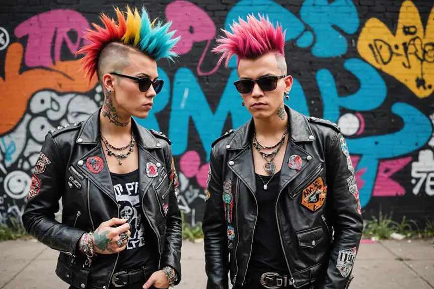 punk aesthetic and attitude