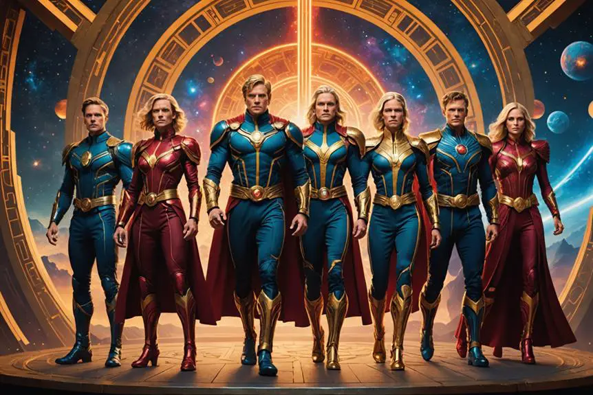 stylish costumes for eternals