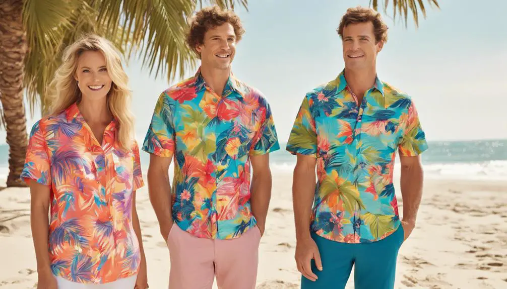 stylish seasonal tropical shirts