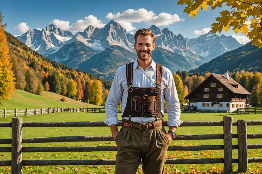 traditional bavarian leather shorts