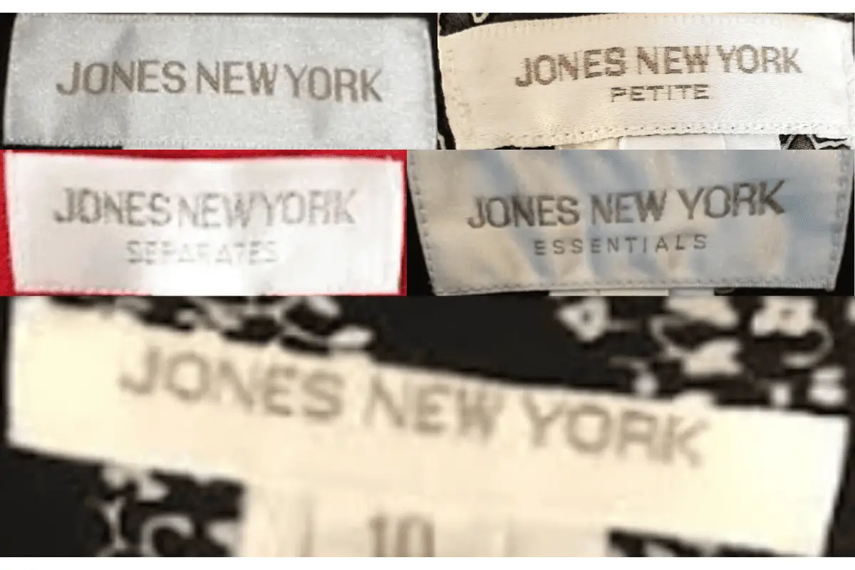 1980s Jones New York tags