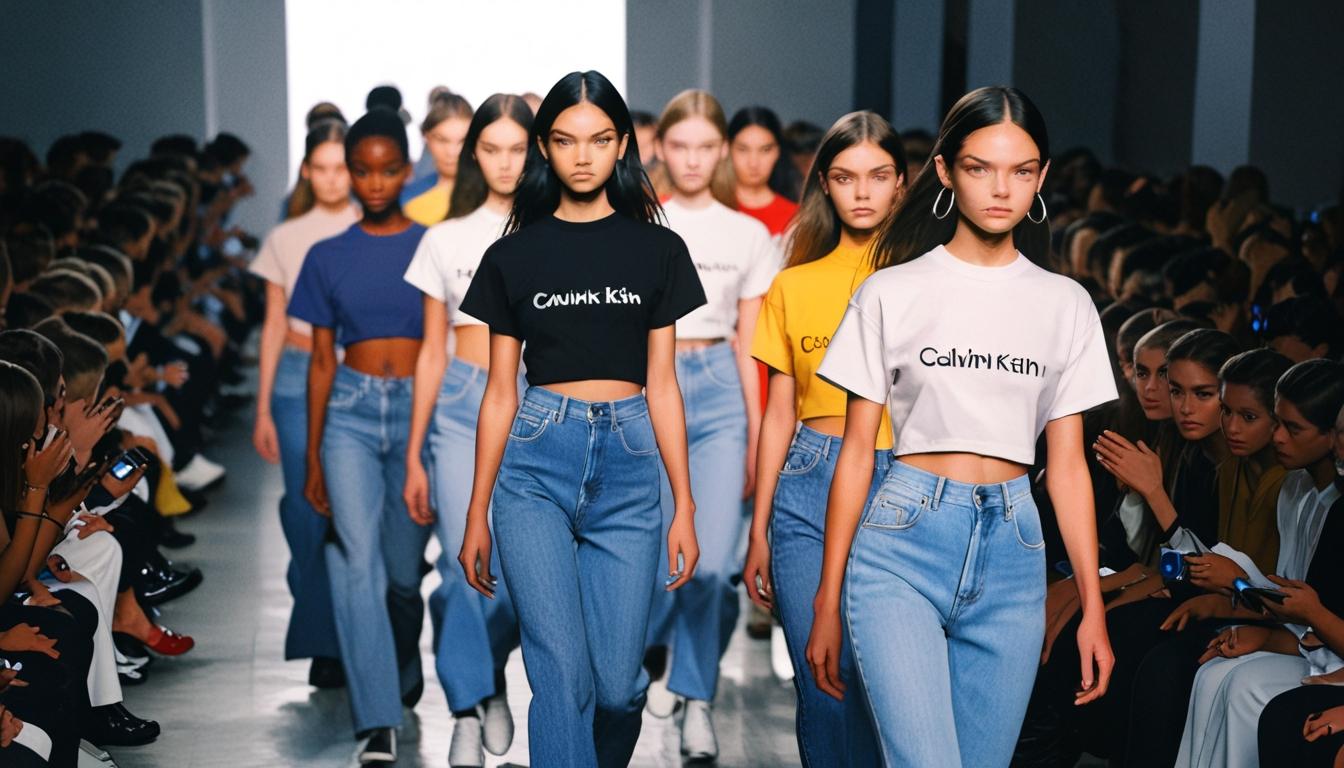 Calvin Klein returns to New York Fashion Week with a nostalgic nod to the 1990s