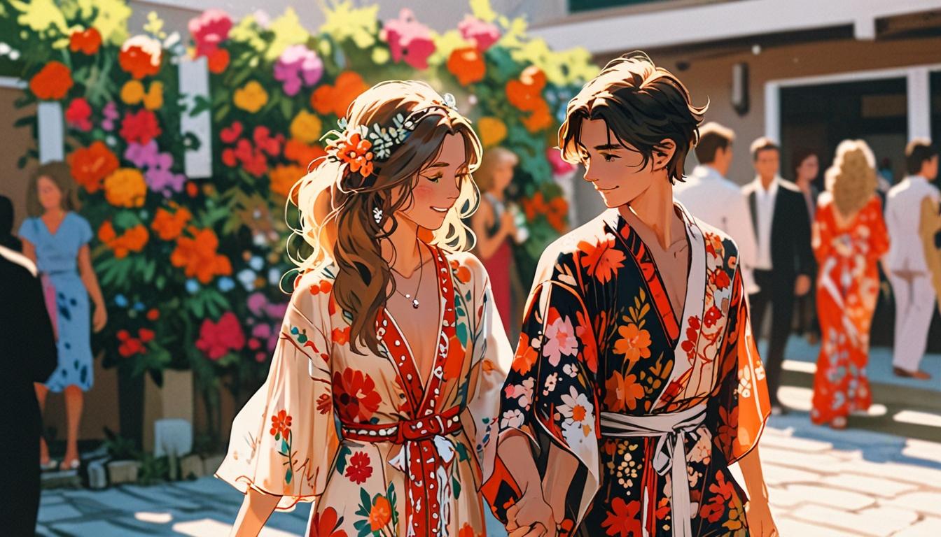 Kimono styles reign supreme for wedding guests this season