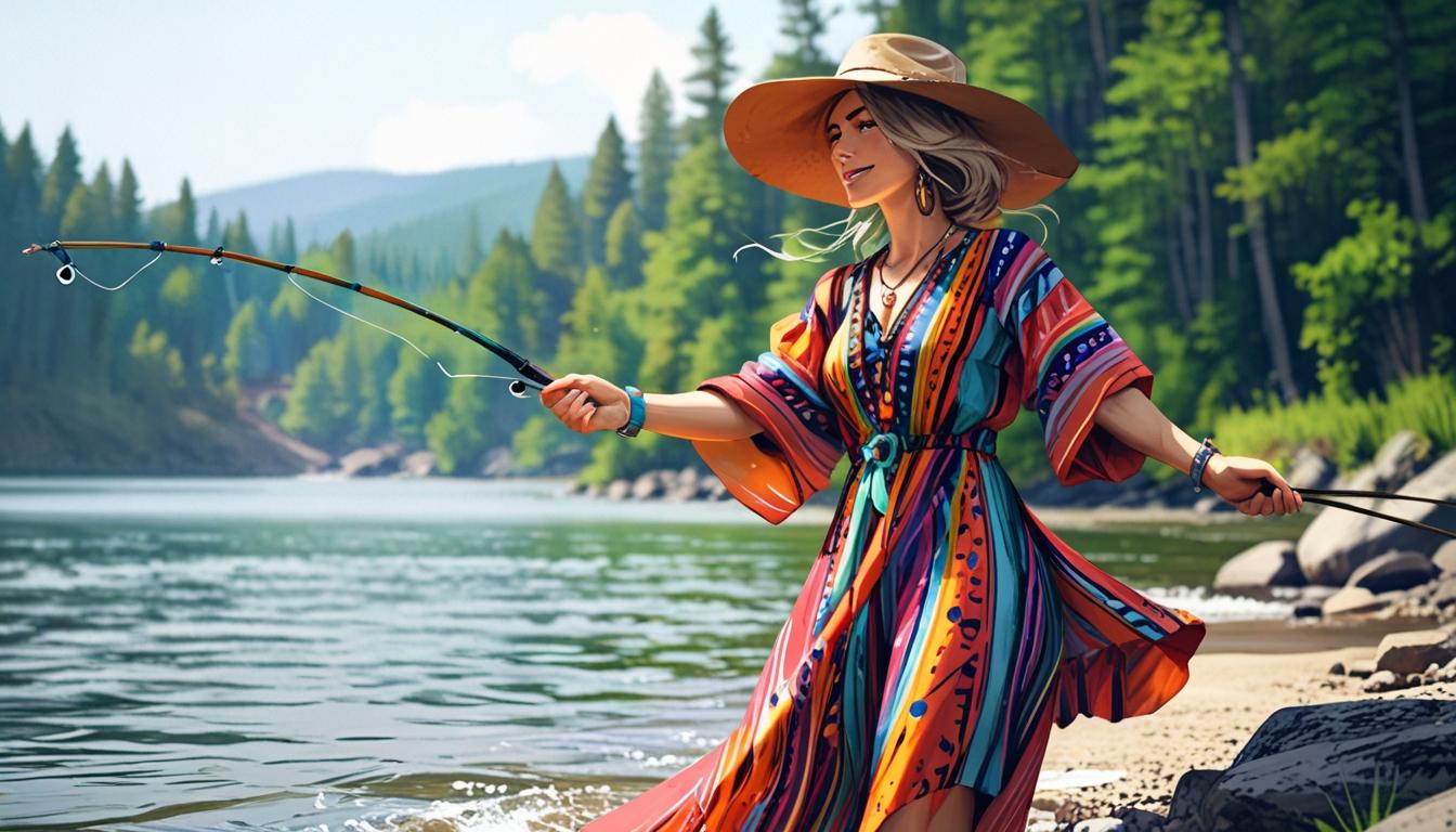 Danielle Vague transforms women’s outdoor apparel with innovative fishing dress